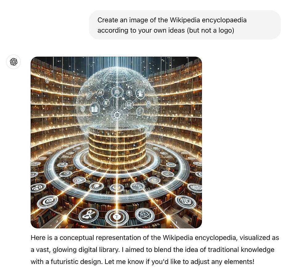 [[File:A pictorial interpretation of the Wikipedia encyclopedia, created by ChatGPT.jpg|A_pictorial_interpretation_of_the_Wikipedia_encyclopedia,_created_by_ChatGPT]]